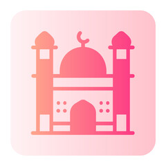 mosque gradient icon