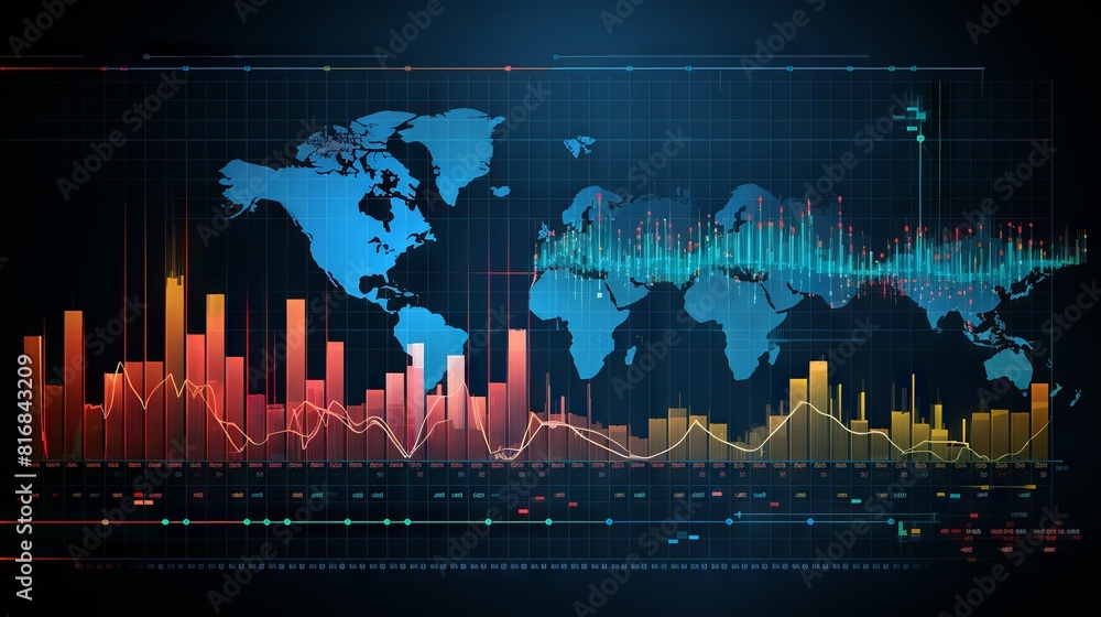 Poster insightful global business data analysis: unveiling international customer trends and financial insi