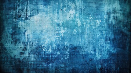 Fototapeta premium Blue grungy background with room for text