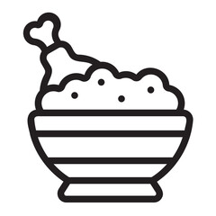 biryani line icon