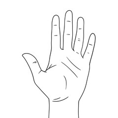 Obraz premium Hand Symbol