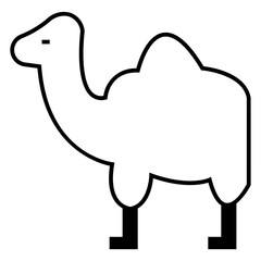 Camel Graphic  icon Design vector