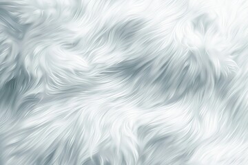 Fototapeta premium Detailed close up of white fur texture, perfect for backgrounds or design projects