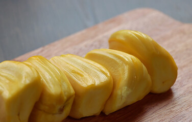 Tropical fruit jack-fruit from Asia