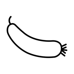 Sponge gourd line icon