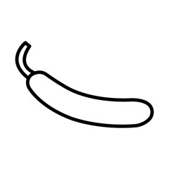 Bottle gourd line icon