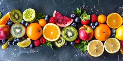 A Vibrant Symphony of Fruits