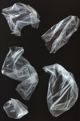 Fototapeta premium A bunch of plastic bags on a table, suitable for environmental concepts
