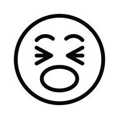 Get this amazing crying emoji vector design, customizable vector