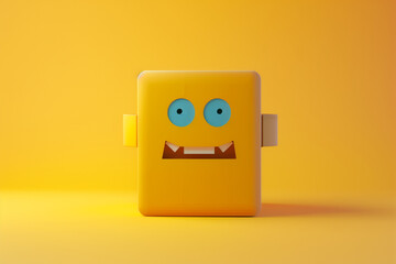 creative funny 3d icon style illustration isolated