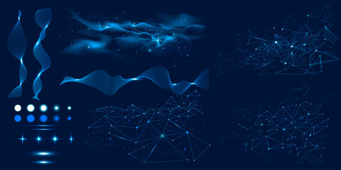 Digital technology gradient elements set