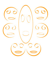 set of cartoon faces