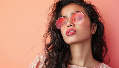 fashionable Indian woman in sunglasses