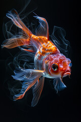Fototapeta premium PET scan of an goldfish.