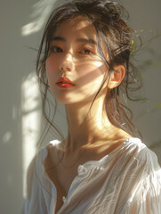 Portrait of a Young Woman in Natural Light