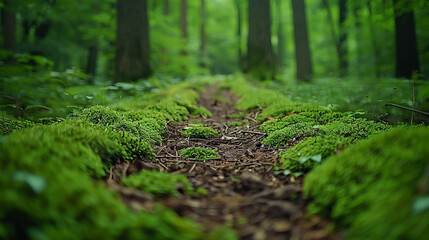 moss on the tree