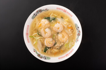 海老あんかけラーメン