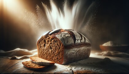 Image of a freshly baked Rye Bread