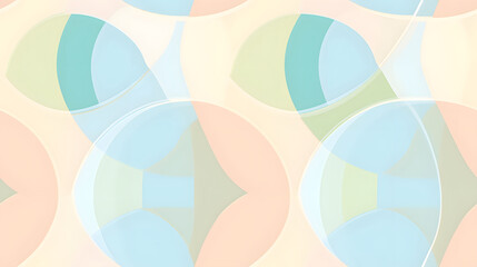 soft color squares and circles shapes geometric pattern design poster background