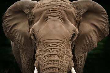 Majestic African Elephant Roaming Freely in Natural Habitat