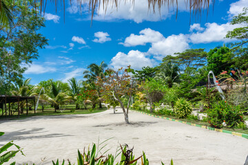 the view and atmosphere of a quiet cottage lodging away from the hustle and bustle of the highway...