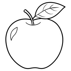 apple with leaf