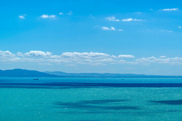 Vue sur la mer méditerranée 