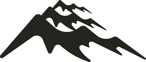 Obraz premium Mountain vectors capture terrain features, offering insights into elevation, slope, and topography. They aid in geographic analysis and mapping endeavors.