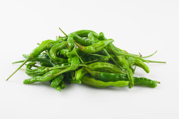   A term used to refer to green peppers that are wrinkled in shape.
