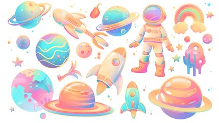 Whimsical of Vibrant Cosmic and Discovery