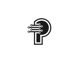 Creative Letter P Logo Design template