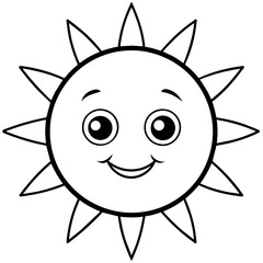 sun cartoon character