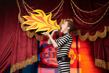 trick with fire