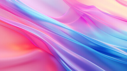 Trendy colorful Pastel Colored Holographic abstract background