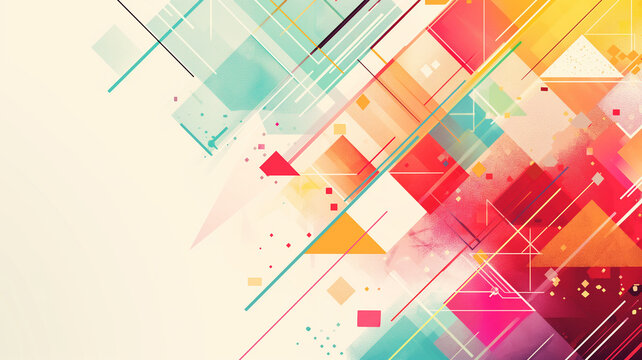 Geometric background with parallelogram shapes
