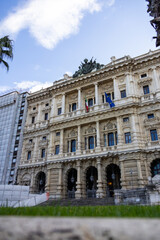 Palazzo di Giustizia in restaurazione a Roma, Italia