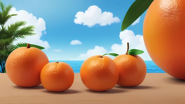 Orange Horizons: Ocean's Sunset Spectacle