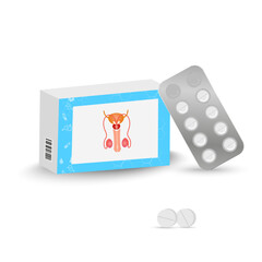 Medicine pills for. mans health, urology 