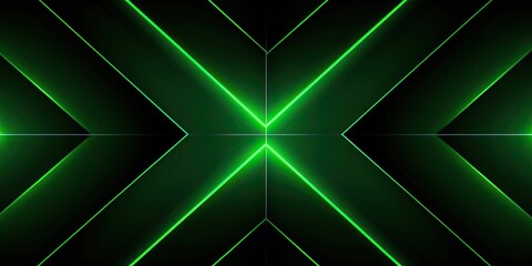 The light image is green and black with a green border. consists of many small green lines