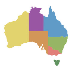 Adobe Illustrator Australia map illustration, Australia, map, illustration, travel, color, vector, icon,