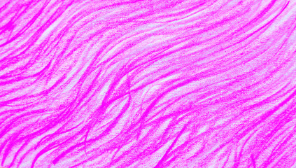 Purple waves, hand drawn lines on paper as artistic creative abstract backdrop pastel background, texture