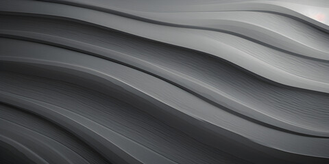 Obraz premium Grey abstract textured wavy lines background 