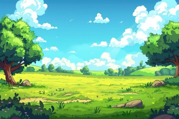 Creative landscapes for editorial purposes