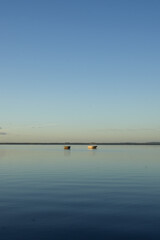 Calm morning at Lake Cootharaba, Noosa, Queensland, Australia