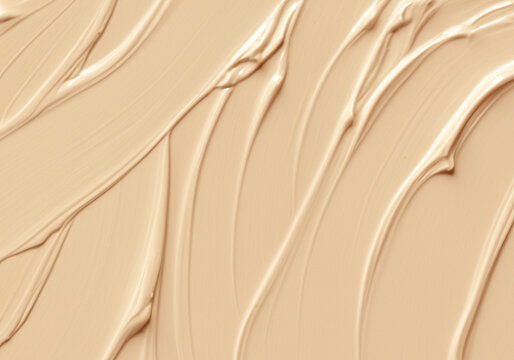  textured smears of beige cream.&nbsp;.