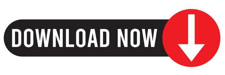 download button isolated on a white background