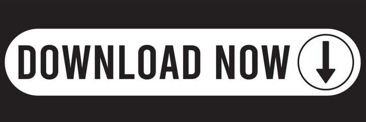 download button isolated on a white background