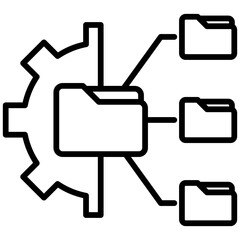 Obraz premium File Management