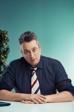 Skeptical executive ponders need for detailed corrections