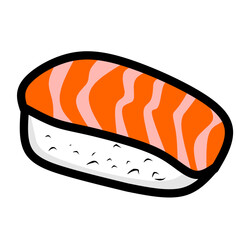 sushi set vector illustration